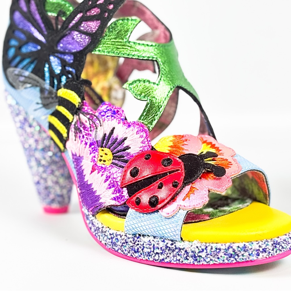 Irregular Choice Beasty Blooms Floral Statement Heels – Size 38 – Rare - Picture 5 of 6